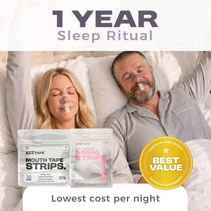 1-Year: Mouth Tape &amp; Nasal Strips Bundle