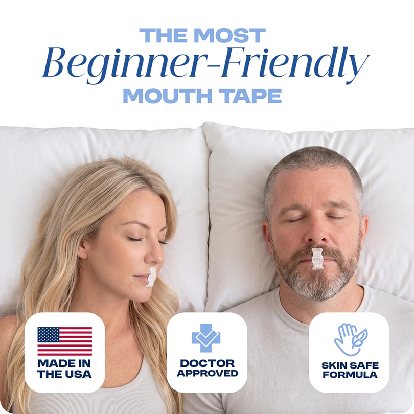 30-Nights: Mouth Tape &amp; Nasal Strips Bundle