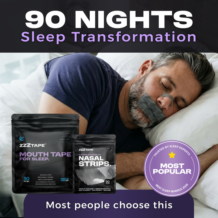 90-Nights: Mouth Tape &amp; Nasal Strips Bundle