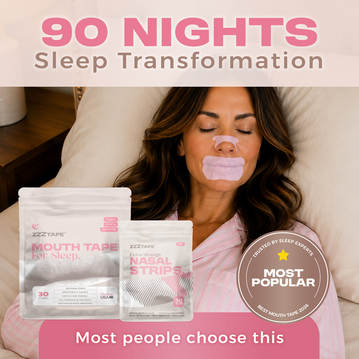 90-Nights: Mouth Tape &amp; Nasal Strips Bundle