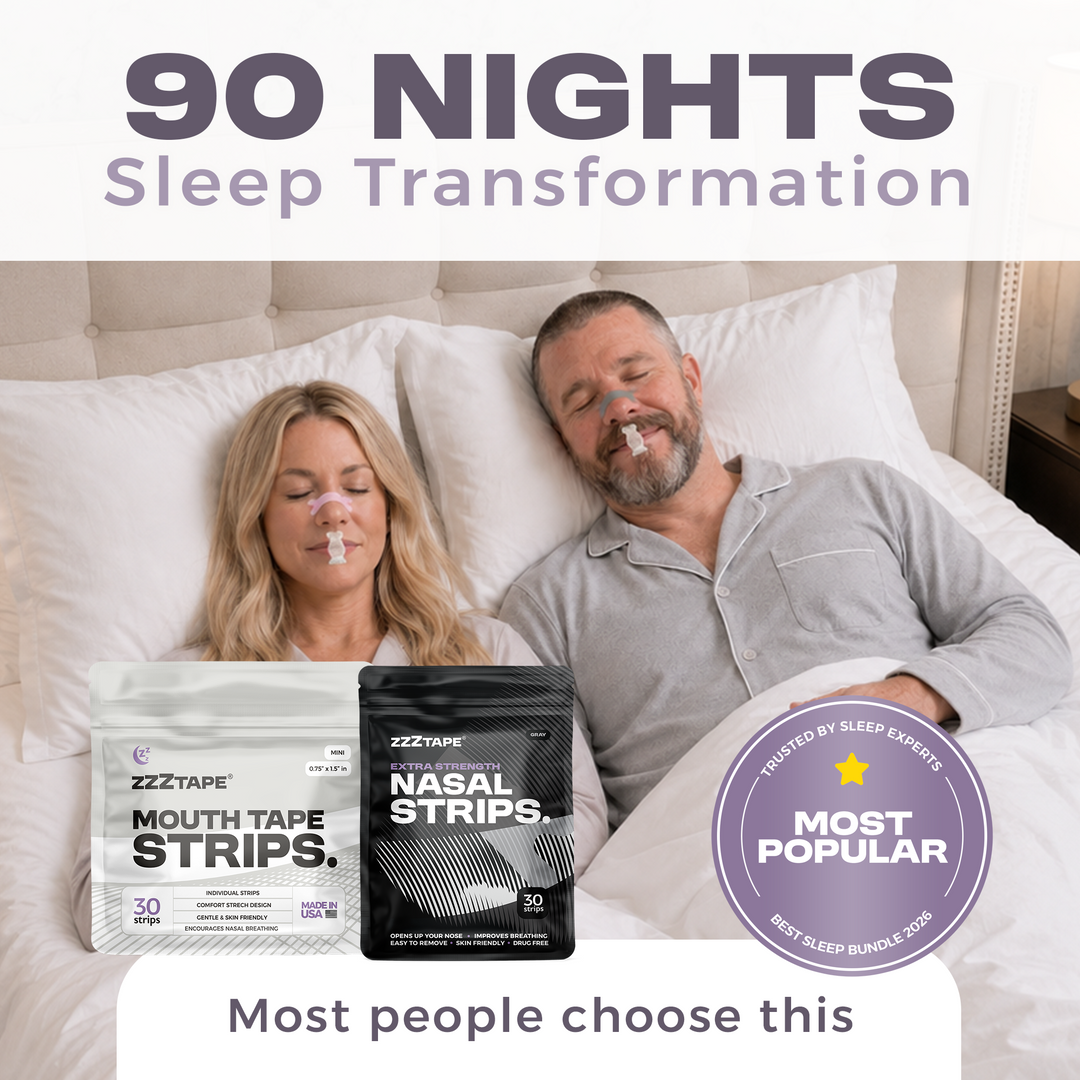 90-Nights: Mouth Tape &amp; Nasal Strips Bundle