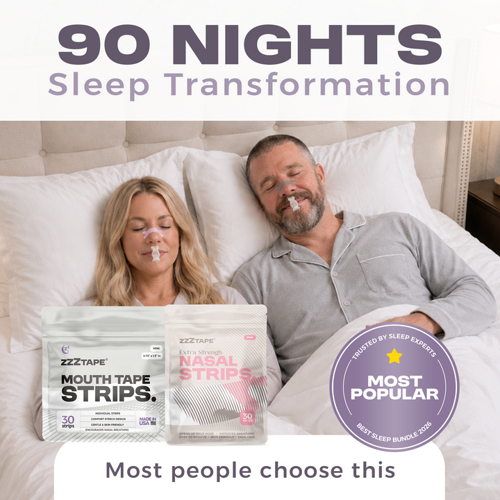 90-Nights: Mouth Tape &amp; Nasal Strips Bundle